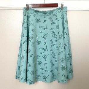 RockSteady XL Retro Mint Space Robot Skirt